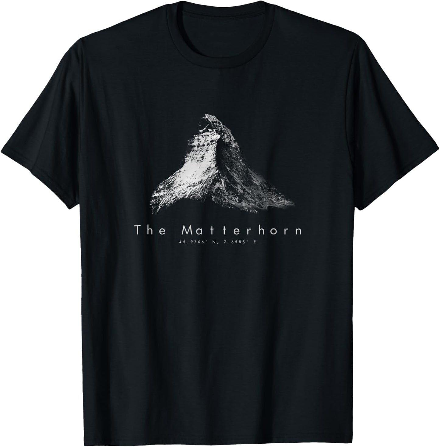 Minimal Matterhorn T-Shirt - T-Shirt | Black