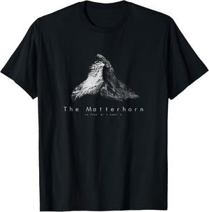 Minimal Matterhorn T-Shirt - T-Shirt | Black