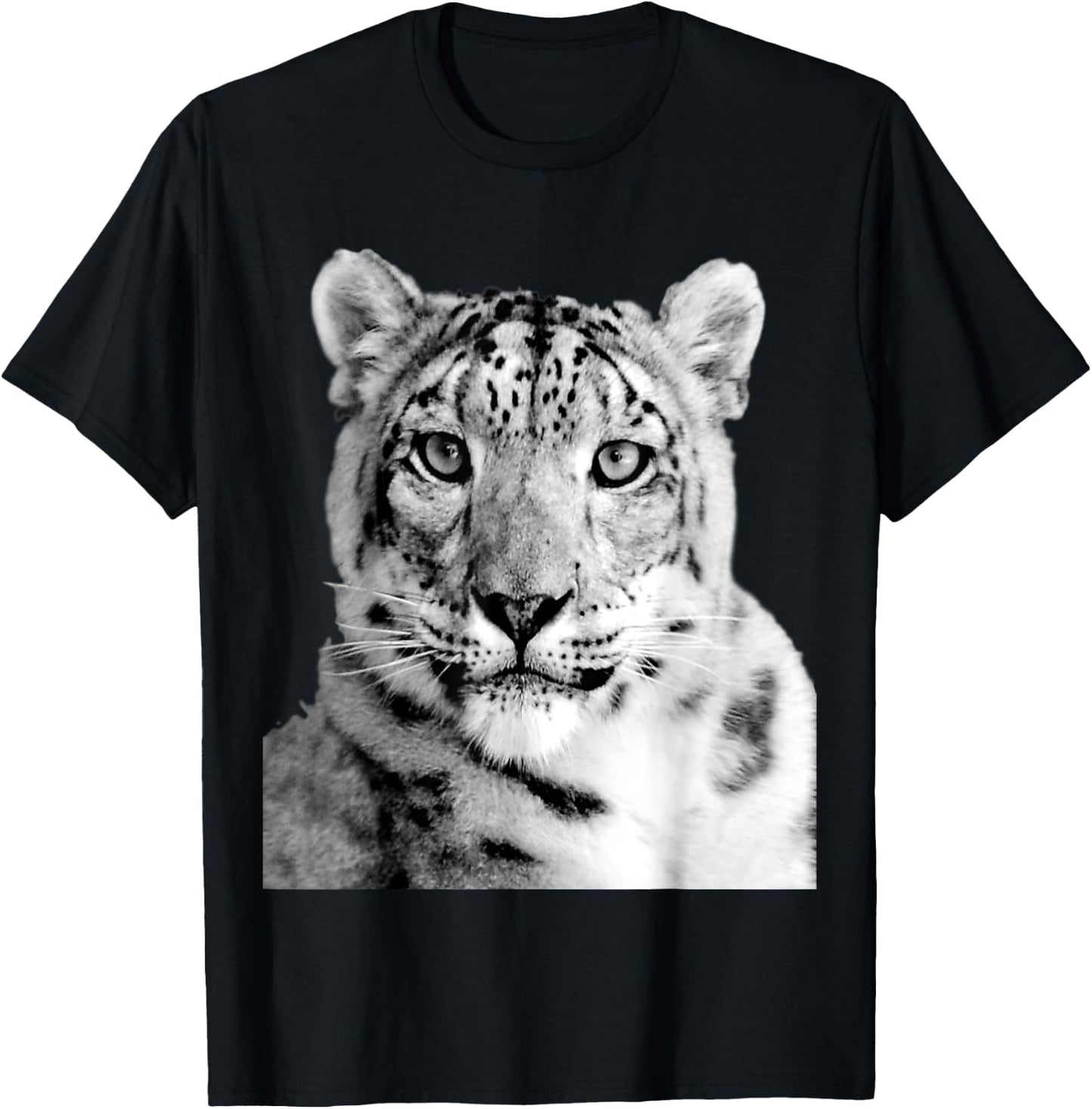 Snow Leopard T-Shirt - T-Shirt | Black