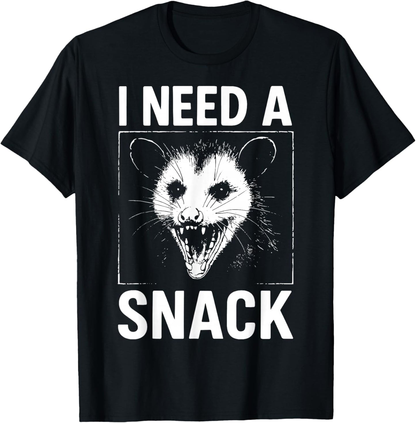 I Need A Snack T-Shirt - T-Shirt | Black