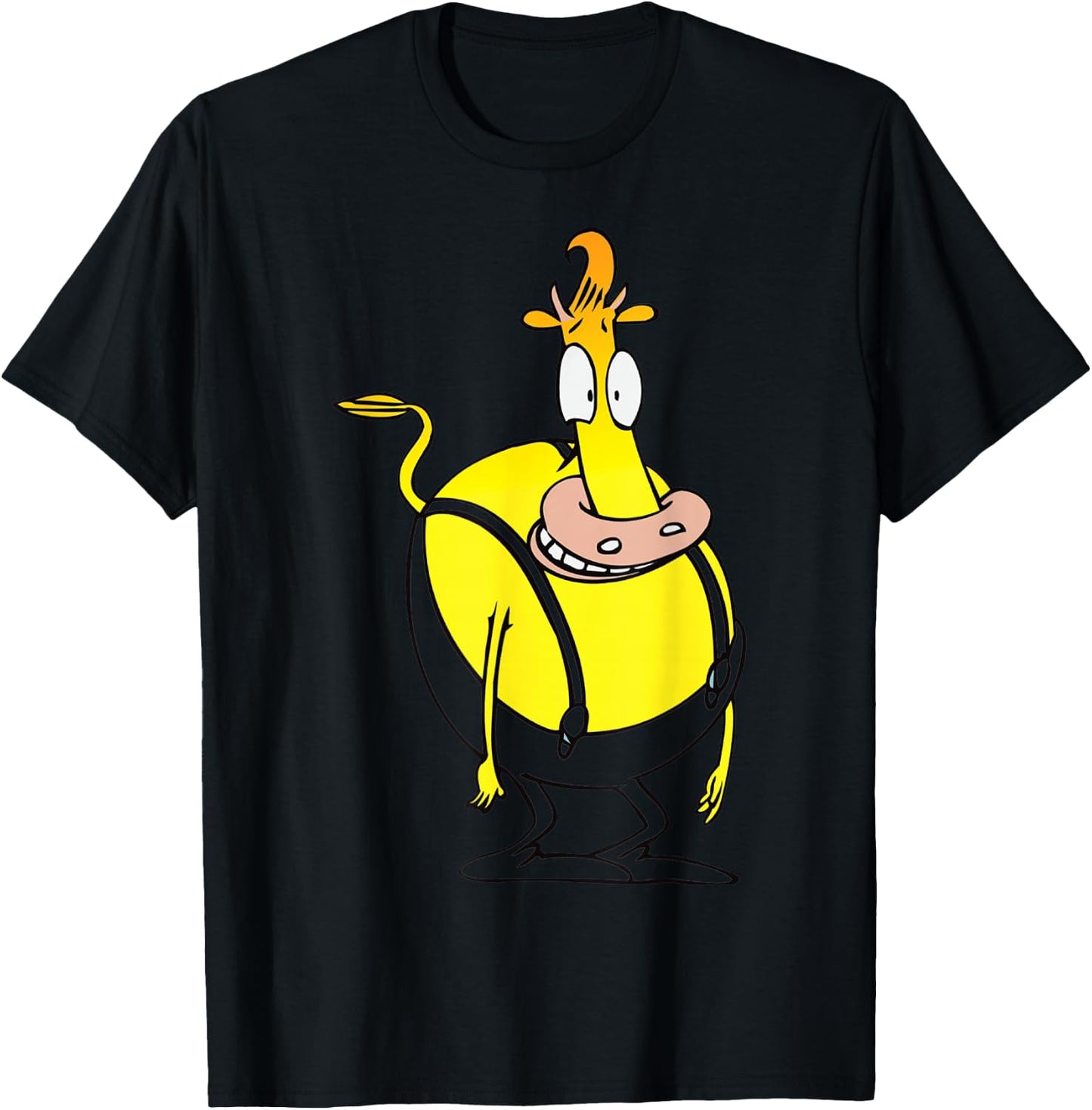 Nickelodeon Rocko's Modern Life Character Heffer Wolfe T-Shirt - T-Shirt | Black