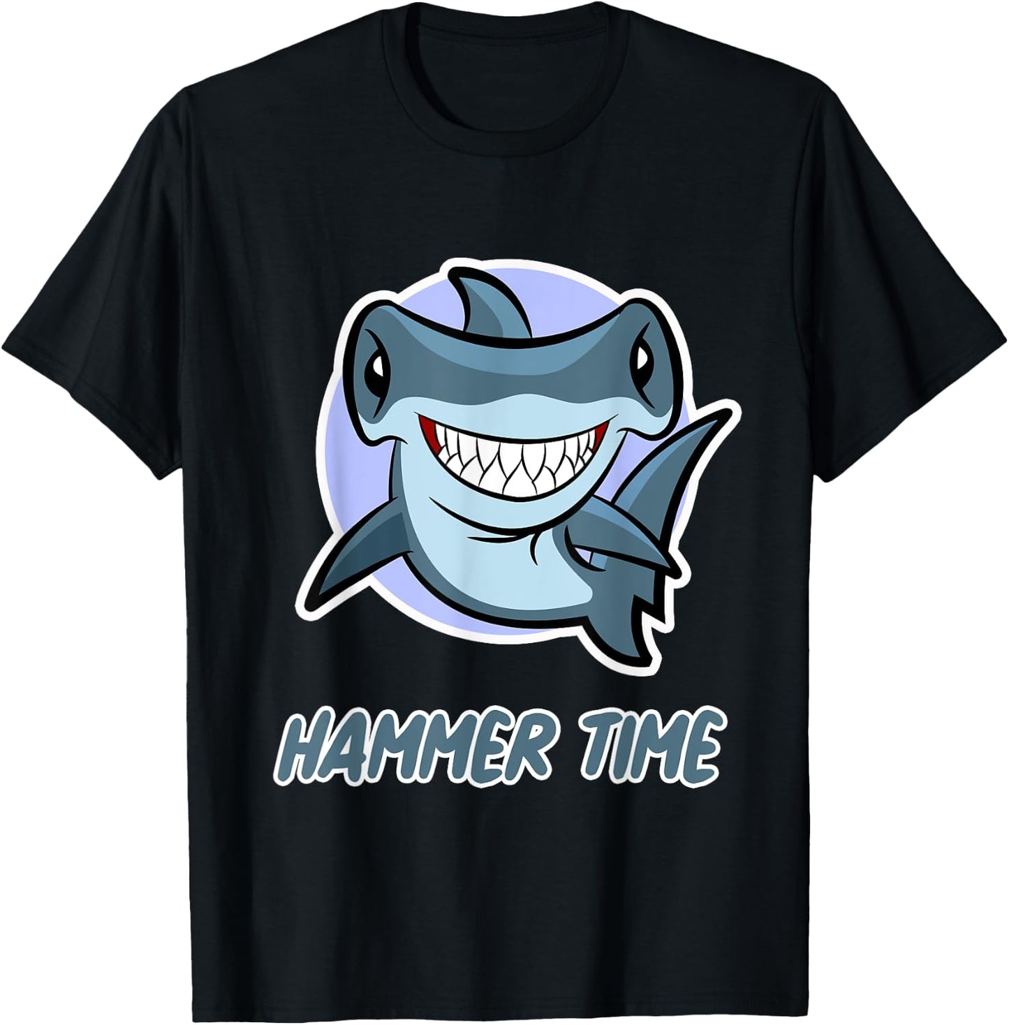 Shark Design - Hammer Time - Hammer Shark T-Shirt - T-Shirt | Black