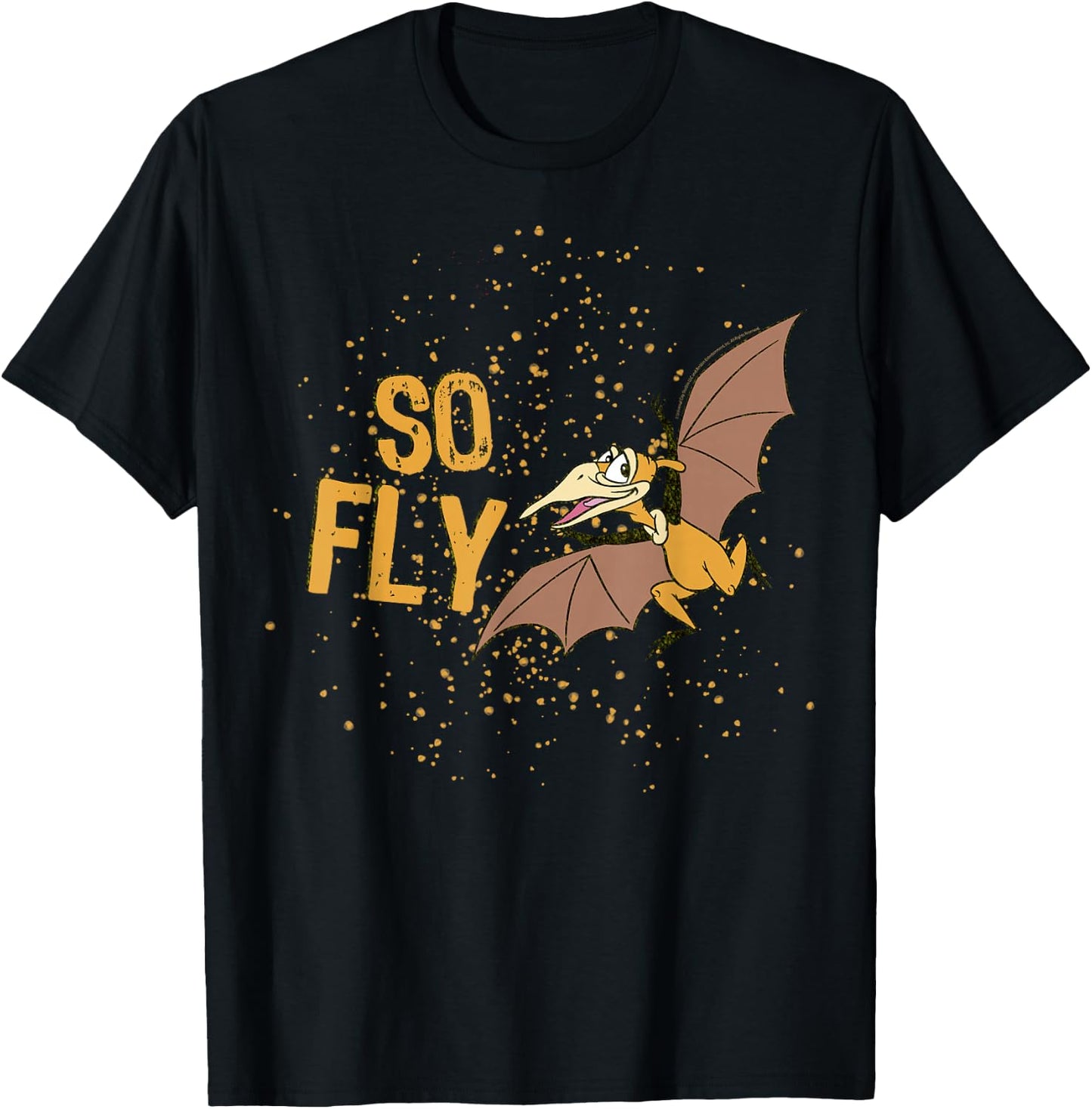 Land Before Time Petrie Is So Fly T-Shirt - T-Shirt | Black