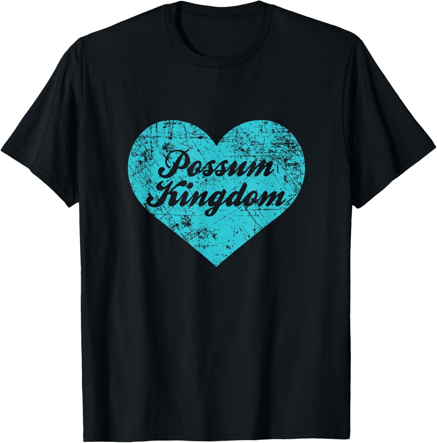 I Love Possum Kingdom Shirt, Texas Camping Gift T-Shirt - T-Shirt | Black