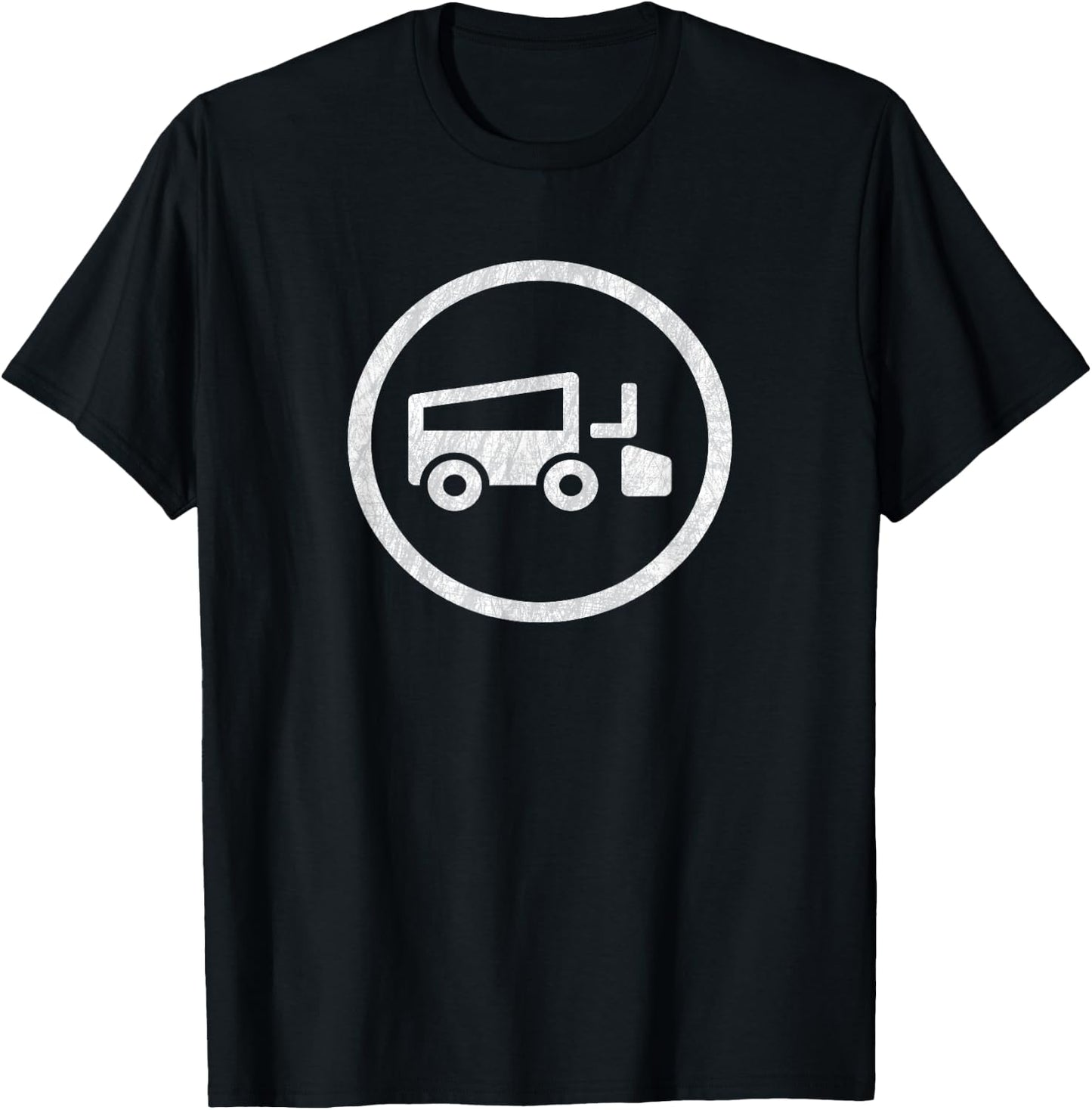 Beer League Hockey Ice Scraper Logo Men Women T-Shirt - T-Shirt | Black
