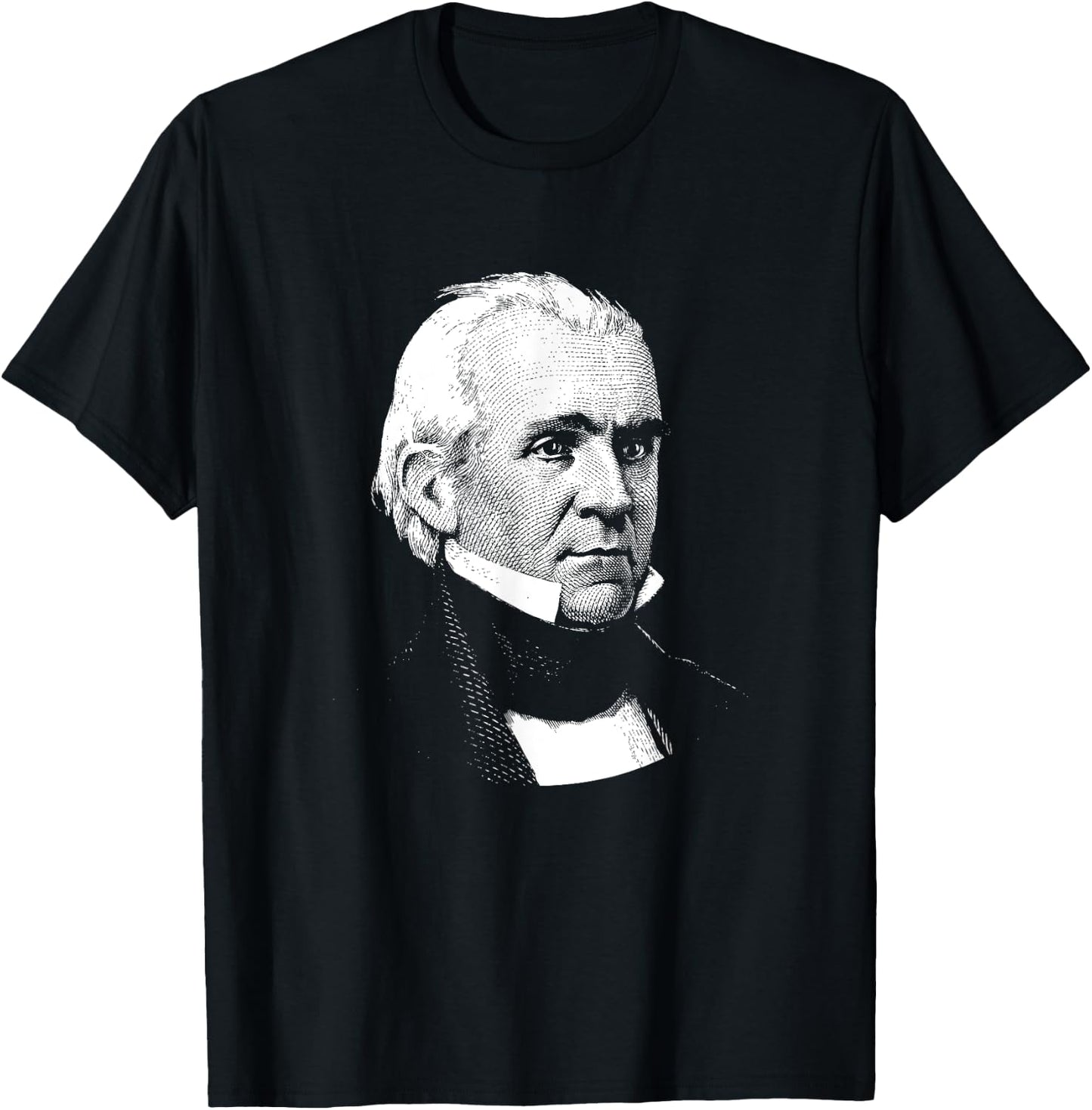 James K. Polk T-Shirt - T-Shirt | Black