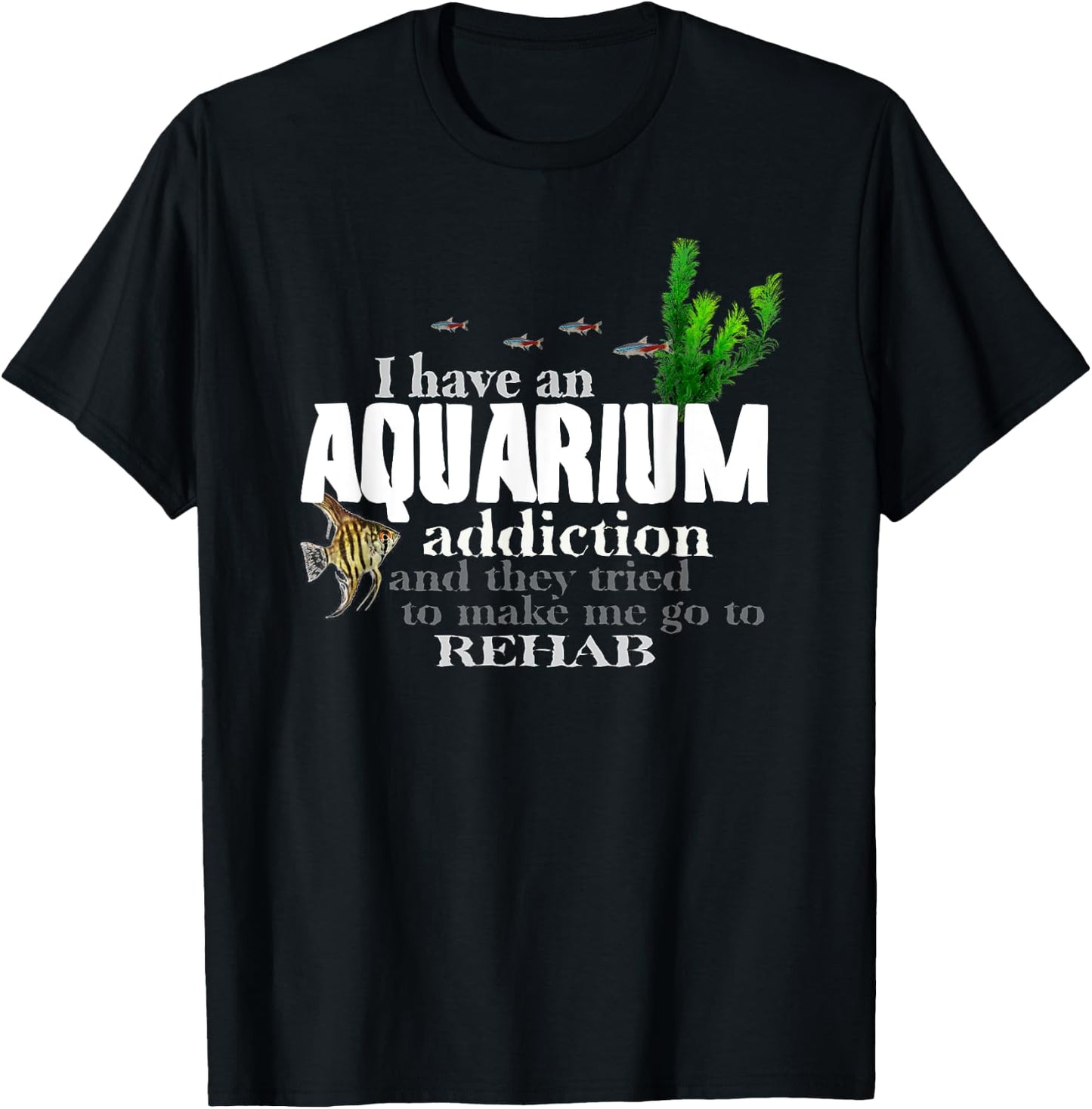 Original Aquarium for real fish tank hobby addicts T-Shirt - T-Shirt | Black