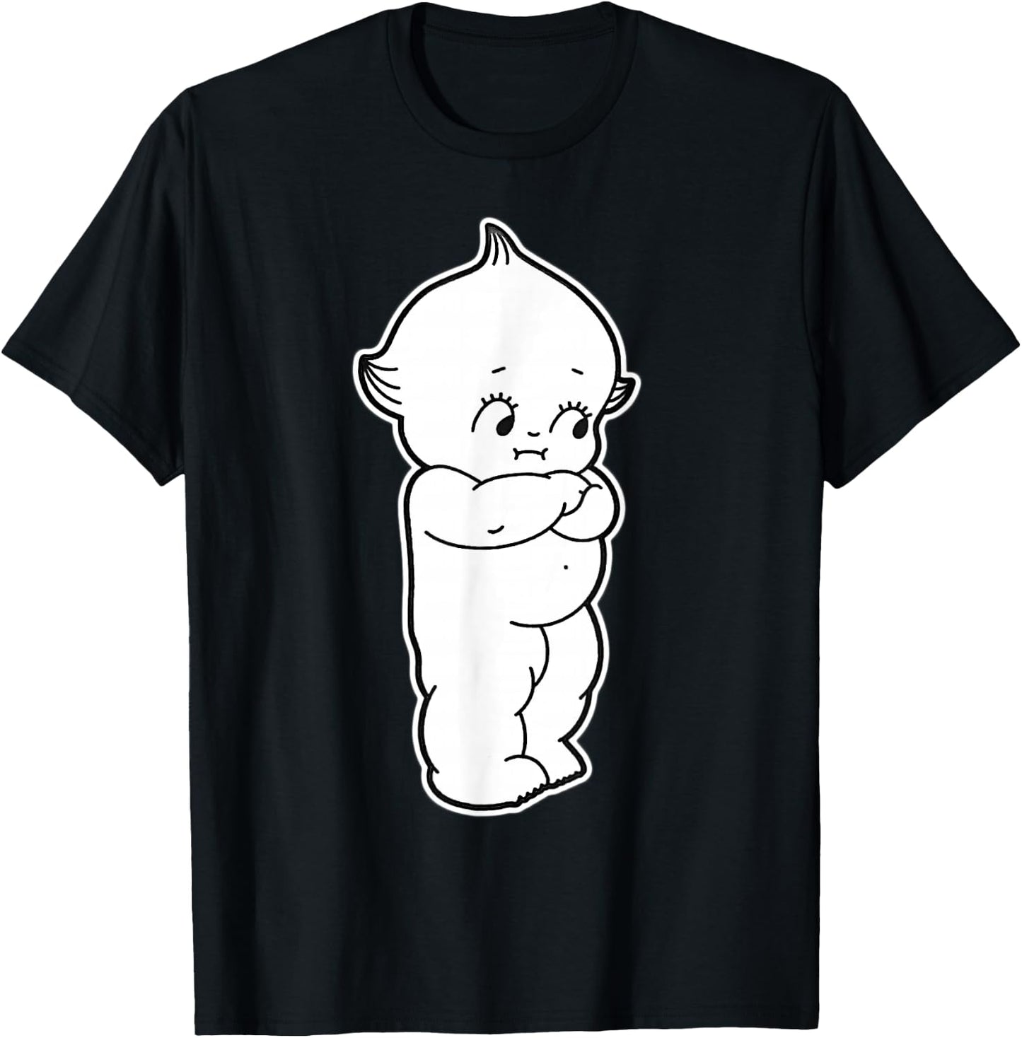 Grumpy Kewpie Baby T-Shirt - T-Shirt | Black
