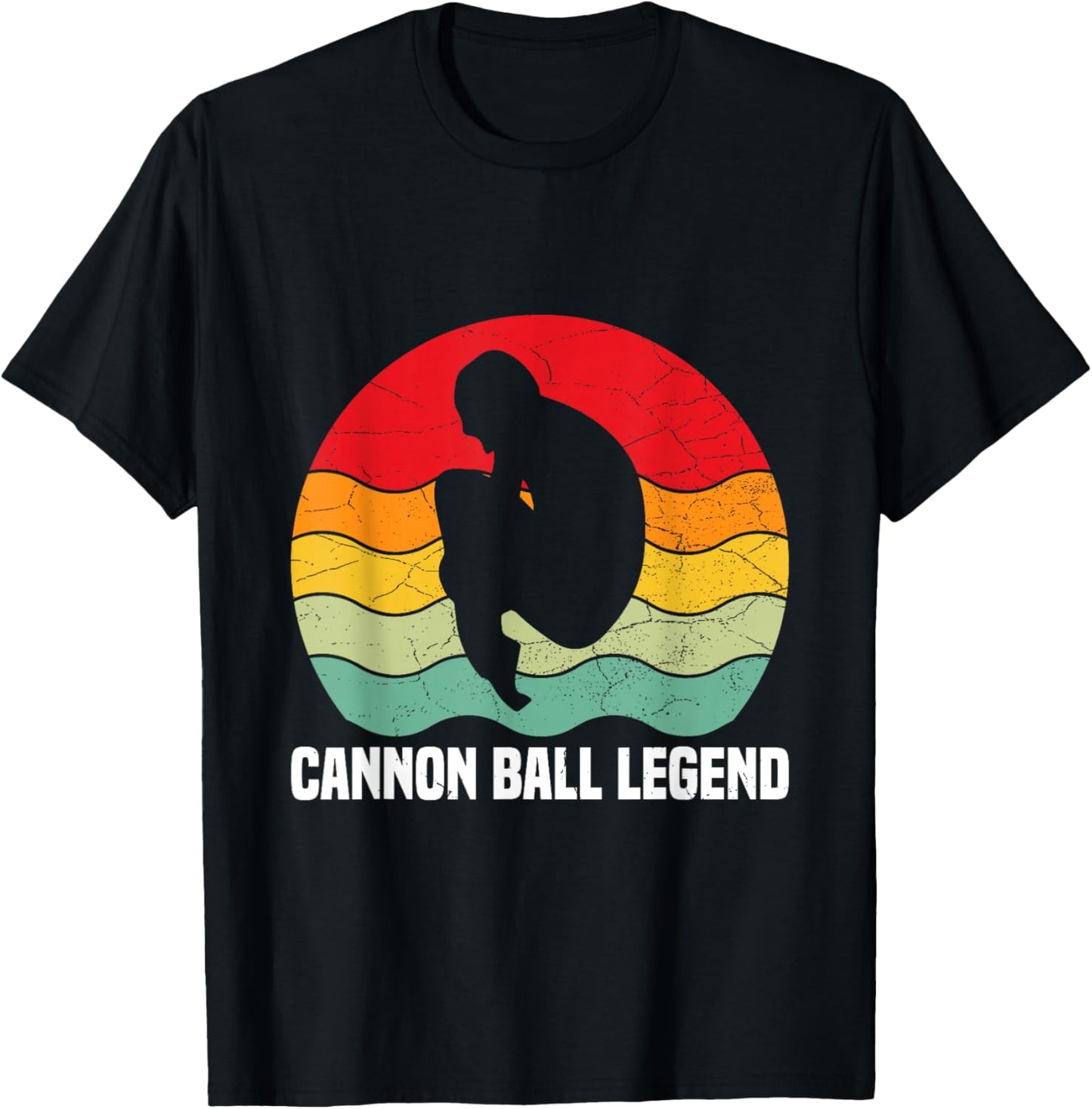 Cannon Ball Legend Design for a Cannonball Fan T-Shirt - T-Shirt | Black