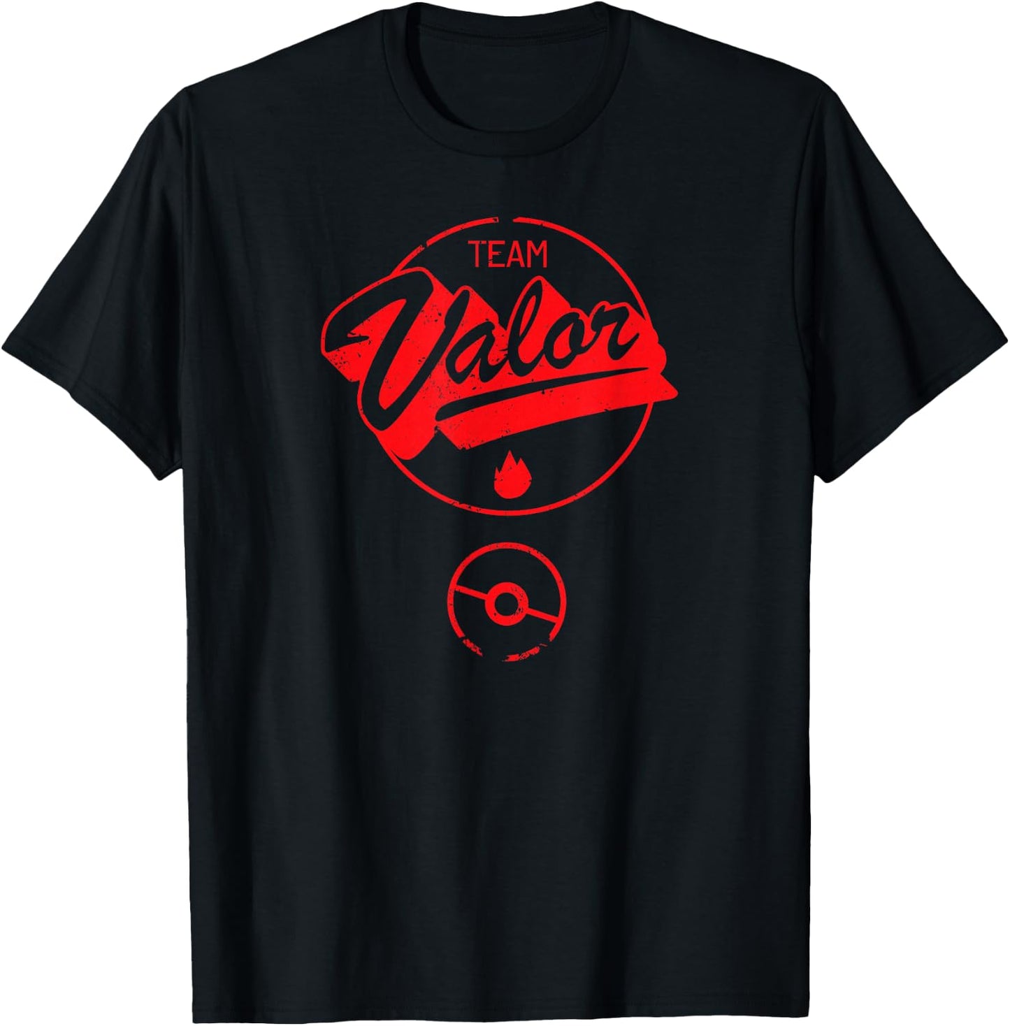Valor Team - Video Game - Large Slate T-Shirt - T-Shirt | Black