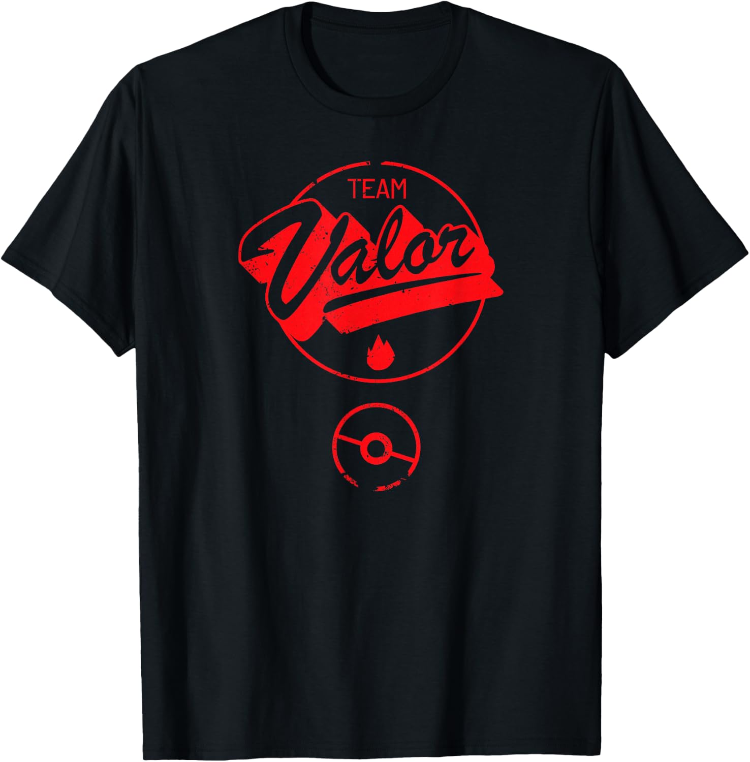 Valor Team - Video Game - Large Slate T-Shirt - T-Shirt | Black