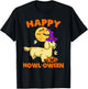 Cream Dachshund Witch Costume Dog Lover Happy Halloween Men Women T-Shirt - T-Shirt | Black