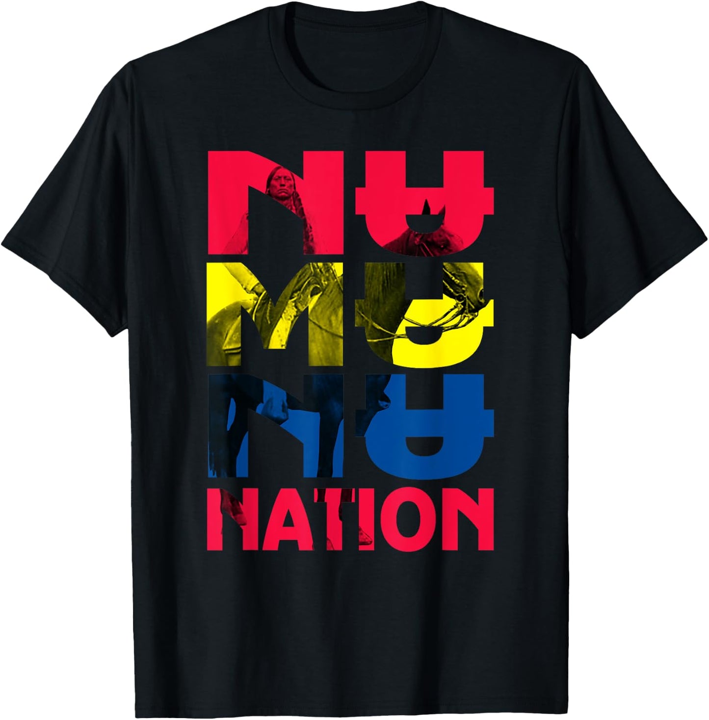 Numunu Quanah Parker T-Shirt - T-Shirt | Black