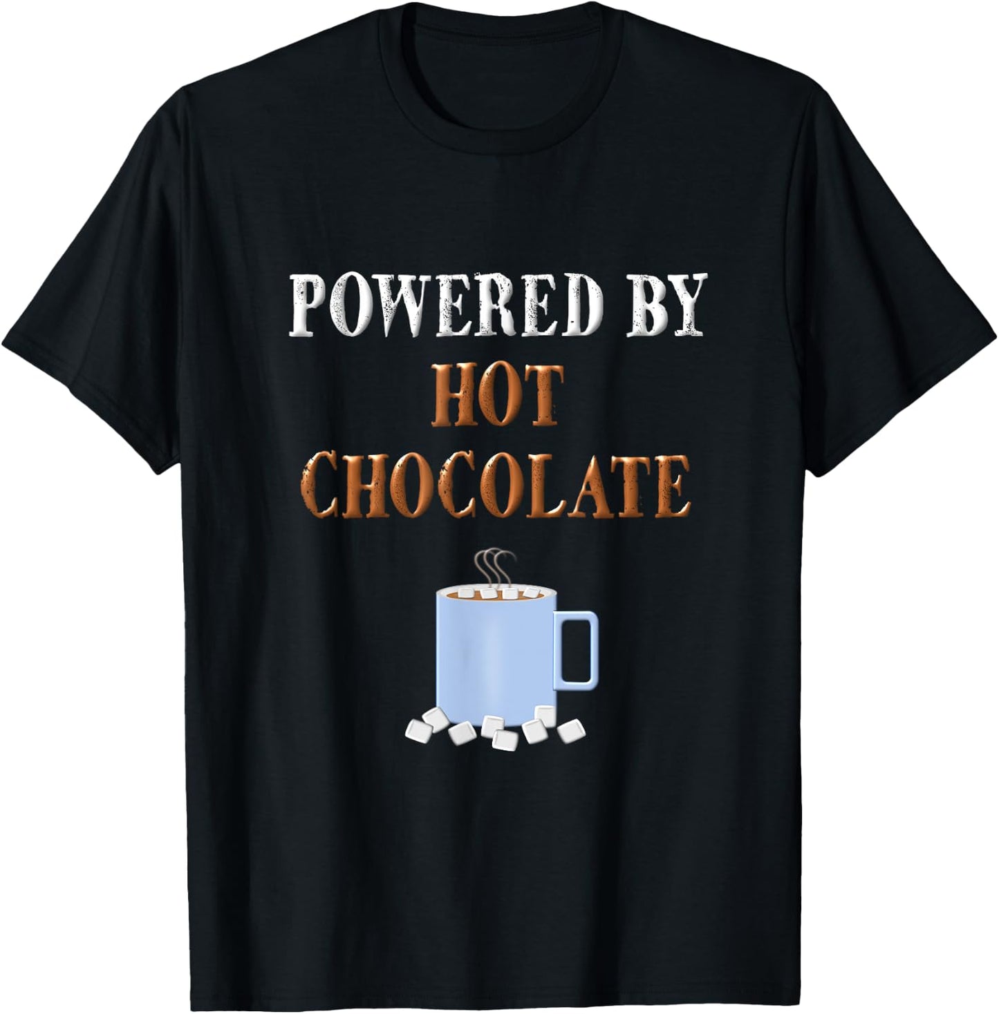 Hot Chocolate Cocoa T Shirt Funny Hot Chocolate Lover Gift T-Shirt - T-Shirt | Black