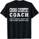 Funny Cross Country Coach Sports Coaching Definition Gift T-Shirt - T-Shirt | Black