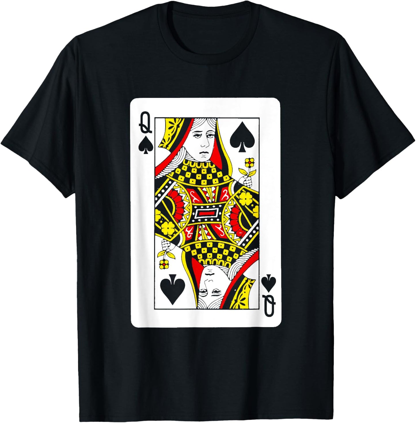 Queen Of Spades Costume T-Shirt - T-Shirt | Black