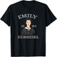 Cute Funny Emily Dickinson Poet Literature Shirt T-Shirt - T-Shirt | Black