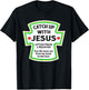 Catch Up With Jesus Funny Christian T-Shirt - T-Shirt | Black