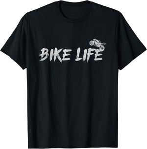 Motorcycle Quote Bike Life T-Shirt - T-Shirt | Black