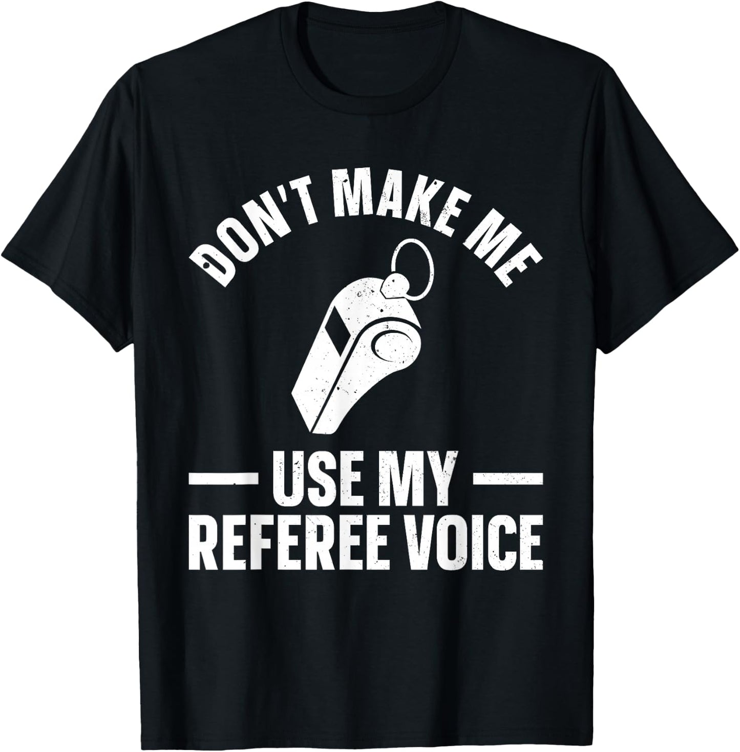 Funny Referee Design Women Reffing Ref Sport Referee T-Shirt - T-Shirt | Black