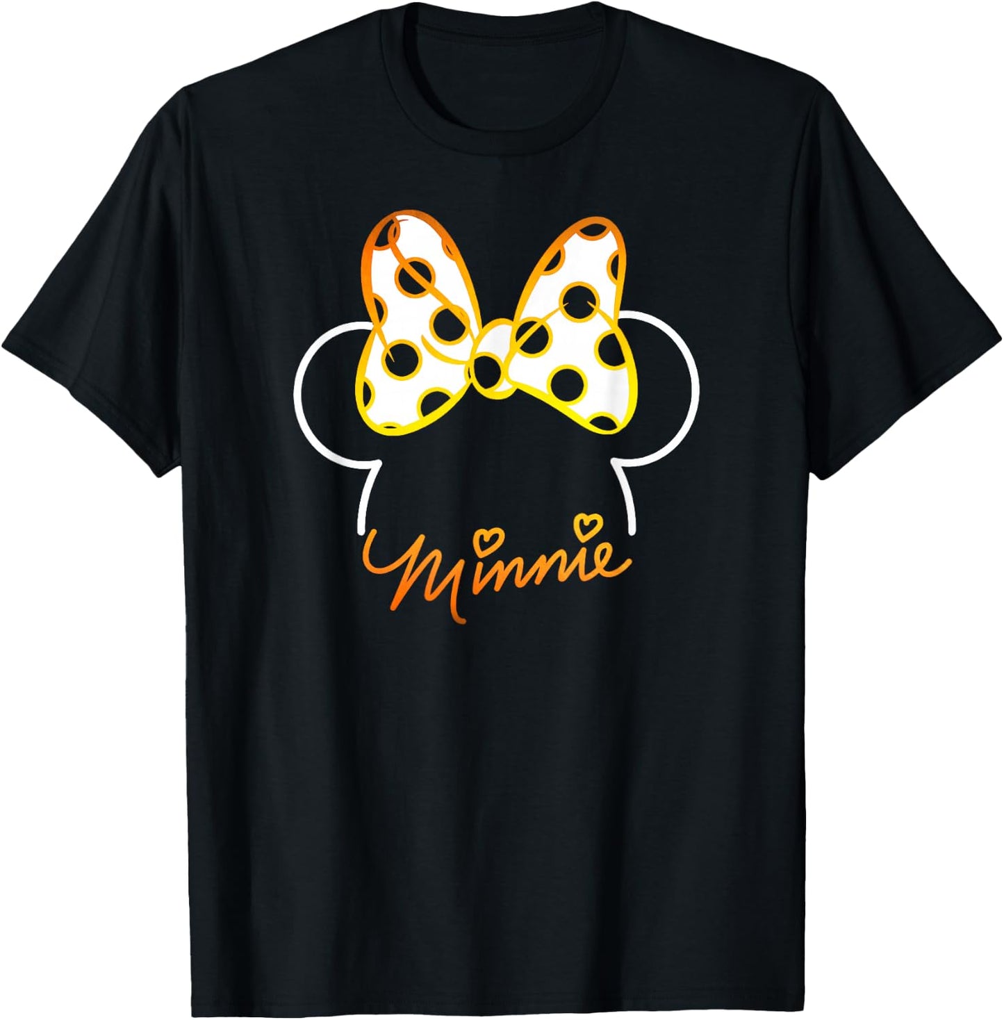 Minnie Mouse - Gradient Polka Dot Bow T-Shirt - T-Shirt | Black