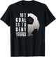 My Goal Is To Deny Yours Soccer Goalie Distressed Goalkeeper T-Shirt - T-Shirt | Black