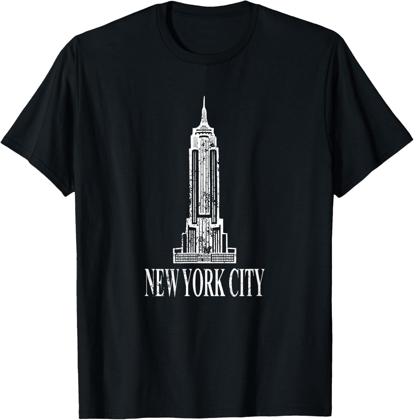 New York Empire State Building Classic T-Shirt - T-Shirt | Black