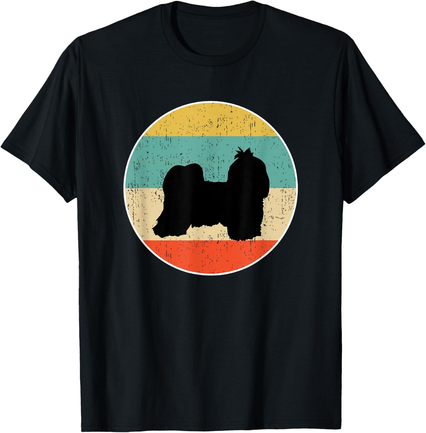 Shih Tzu Dog Gift Men Women Girls Kids T-Shirt - T-Shirt | Black