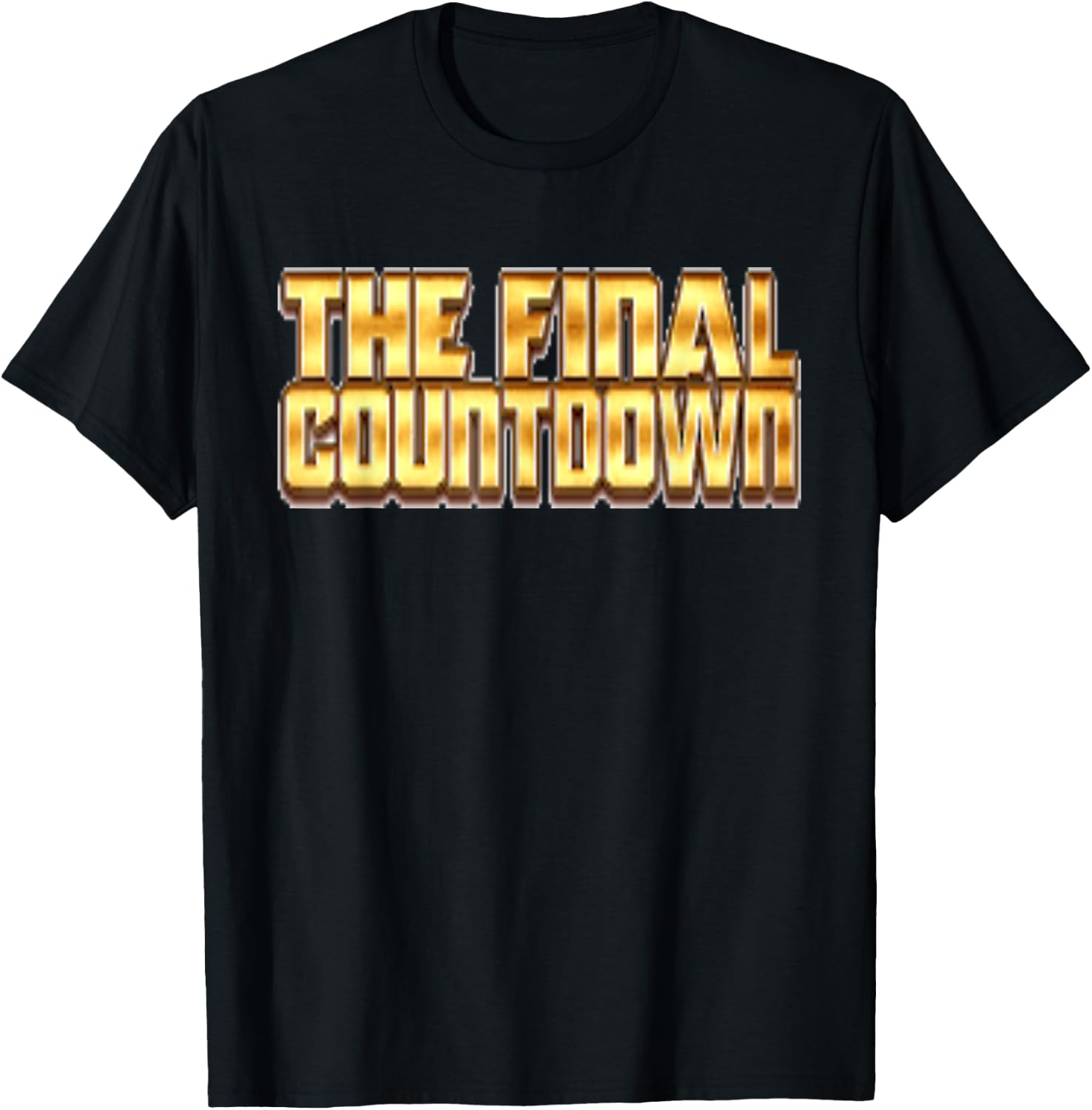 The Final Countdown Rock Shirt T-Shirt - T-Shirt | Black