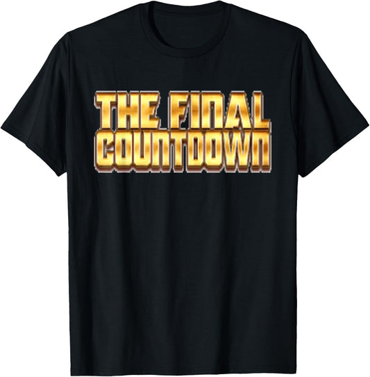 The Final Countdown Rock Shirt T-Shirt - T-Shirt | Black