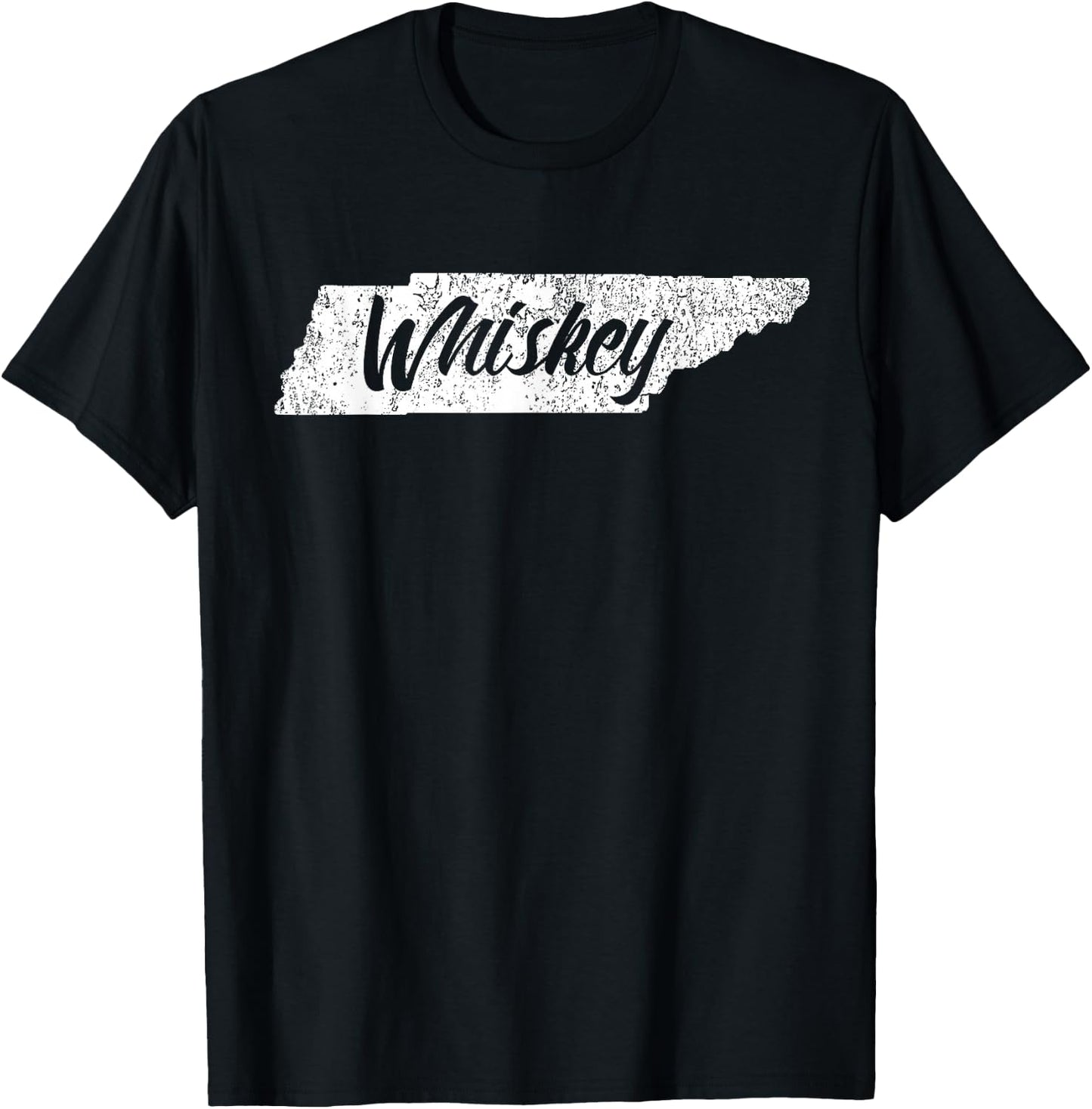 Tennessee Whiskey TN State Home of Sour Mash T-Shirt - T-Shirt | Black