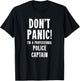 Police Captain T-Shirt - T-Shirt | Black