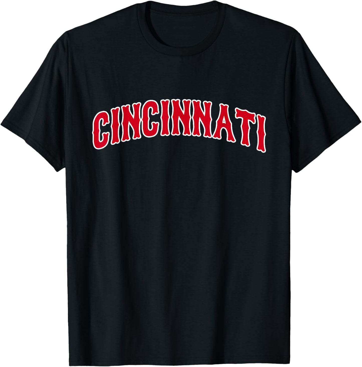 Cincinnati - Throwback Design - Classic T-Shirt - T-Shirt | Black