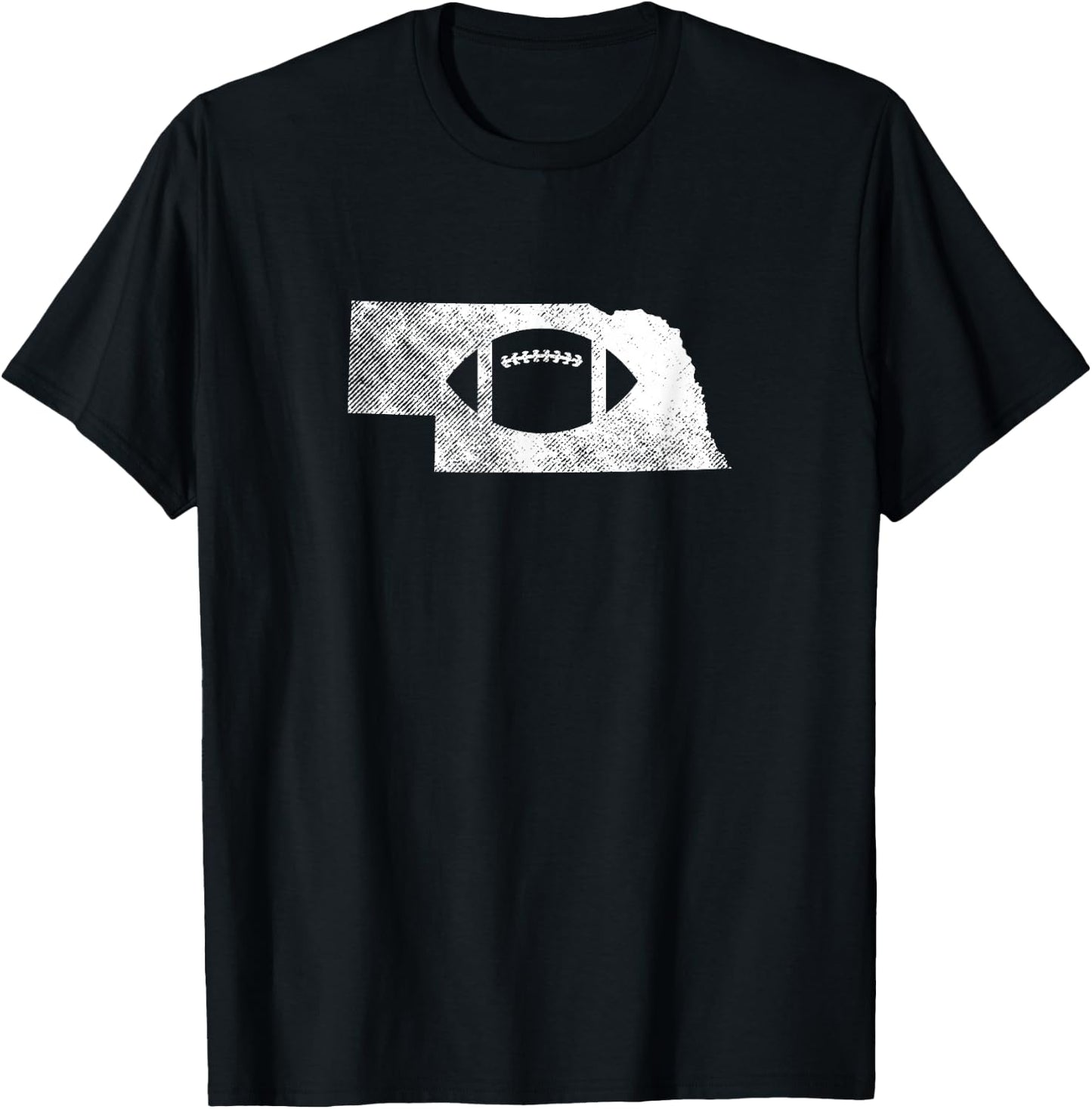 Nebraska Football Shirt for a Fan with Home State Pride Gift T-Shirt - T-Shirt | Black