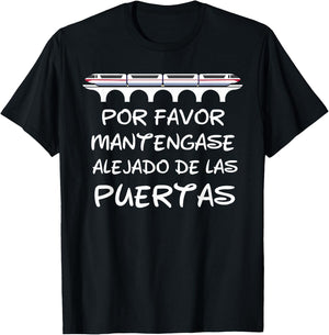 Stand Clear of The Doors Monorail Shirt Matching Vacation T-Shirt - T-Shirt | Black