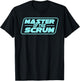 Master of Scrum Agile Project Management Funny Gift Shirt T-Shirt - T-Shirt | Black
