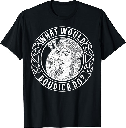 Boudica Irish Britain national souvenir ancestry Norse T-Shirt - T-Shirt | Black