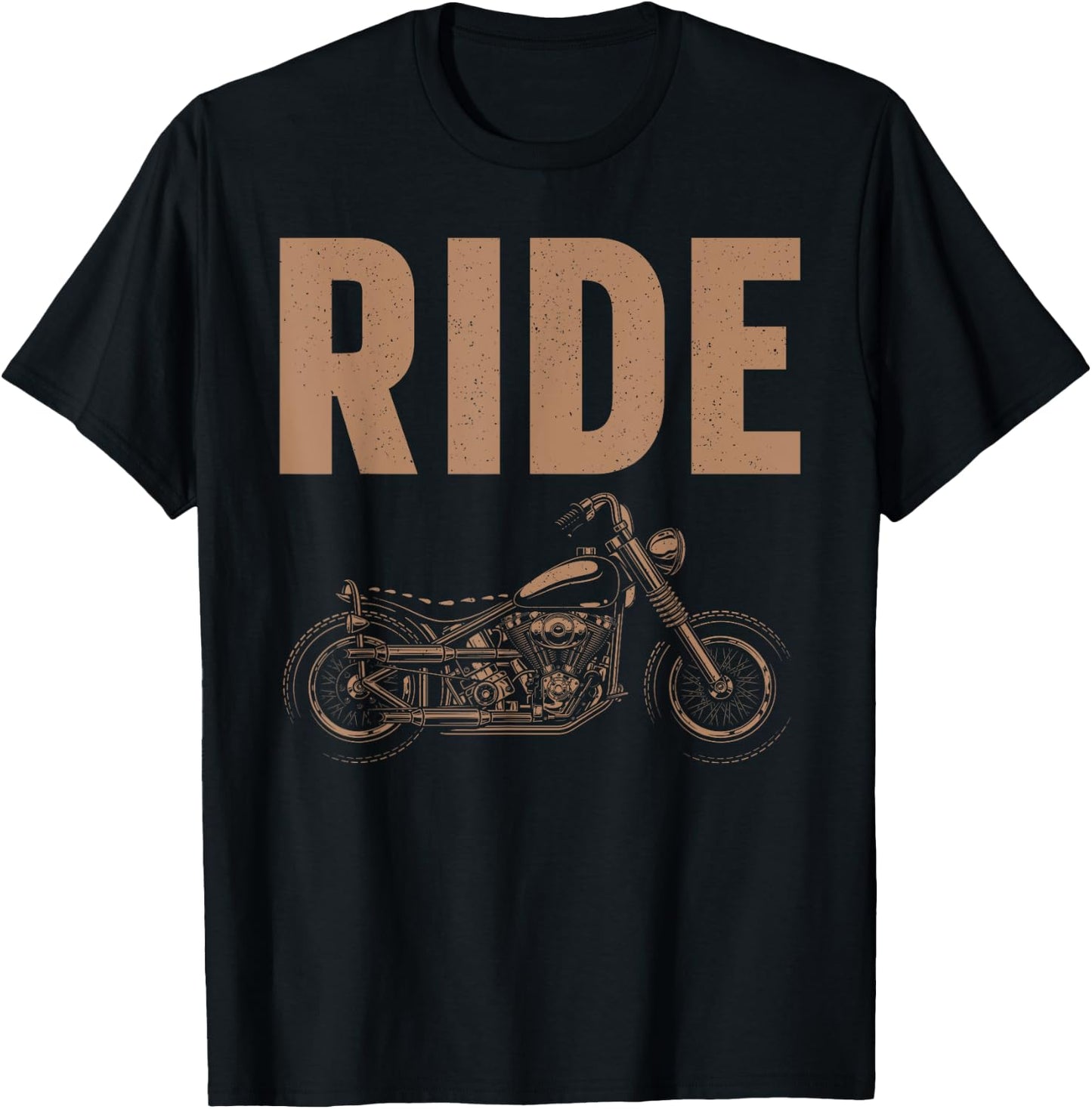 Cool Motorcycle Design Women Biking Motorcycle Lover T-Shirt - T-Shirt | Black