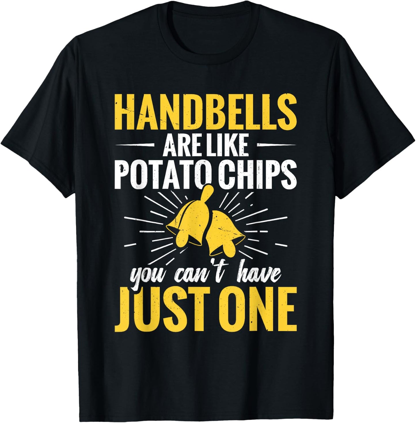 Handbells Player Brass Musician Church Handbell Choir T-Shirt - T-Shirt | Black