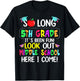 So Long 5th Grade Graduation Middle School Here I Come Kids T-Shirt - T-Shirt | Black