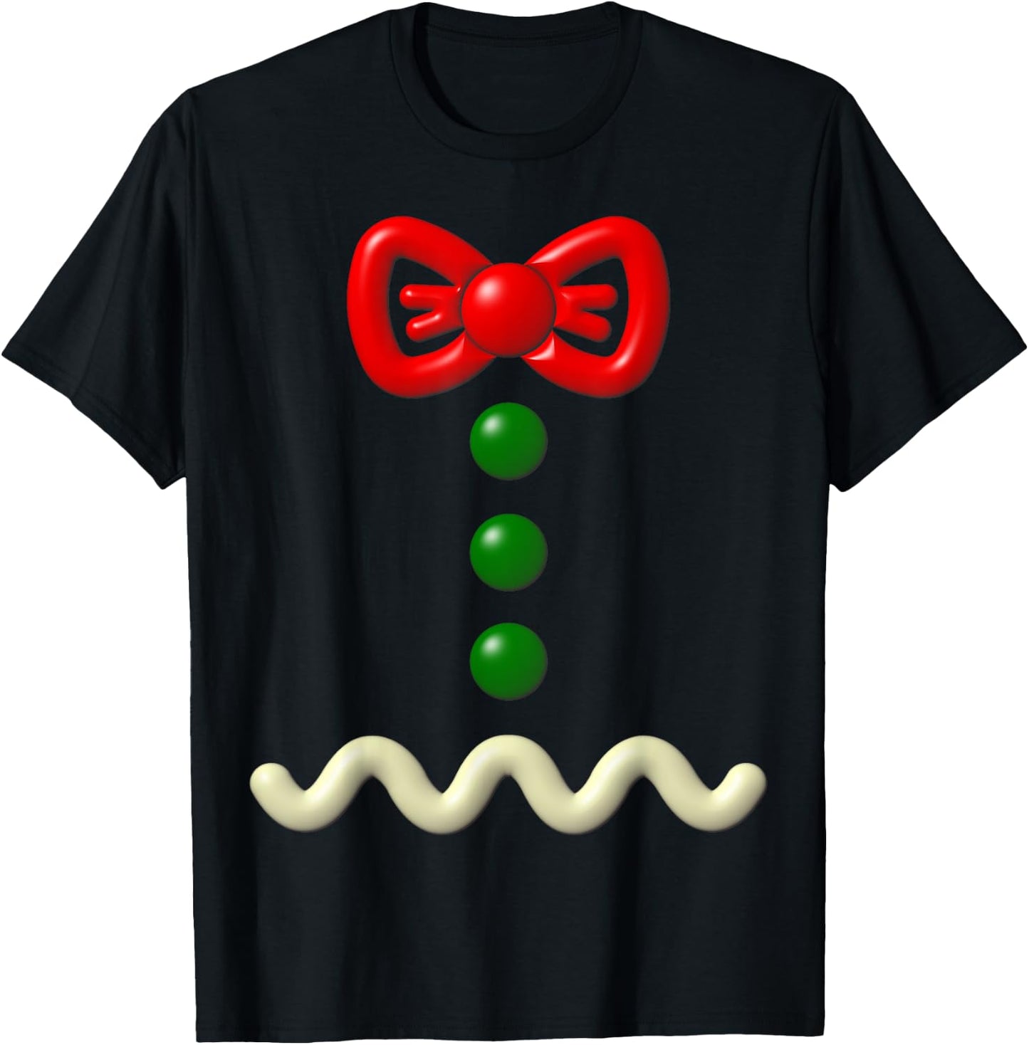 Funny Gingerbread Man Costume Halloween Gift T-Shirt - T-Shirt | Black
