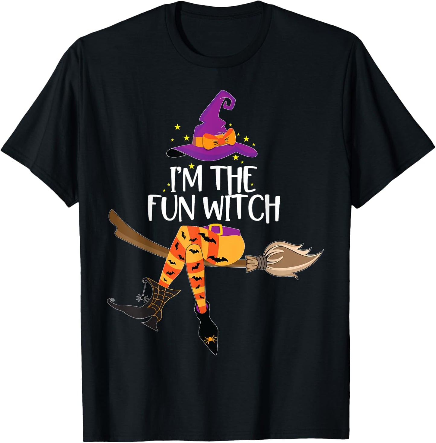 Im the Fun Witch Halloween Matching Group Costume T-Shirt - T-Shirt | Black