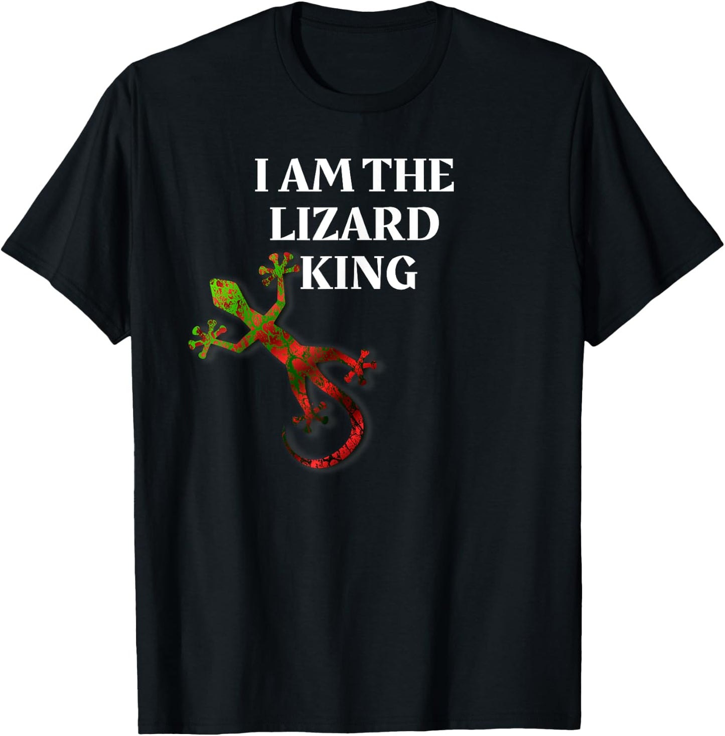 I Am The Lizard King Lizard Lover T-Shirt - T-Shirt | Black