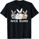 Cool Bunny Funny Nice Buns Rabbit Herd T-Shirt - T-Shirt | Black