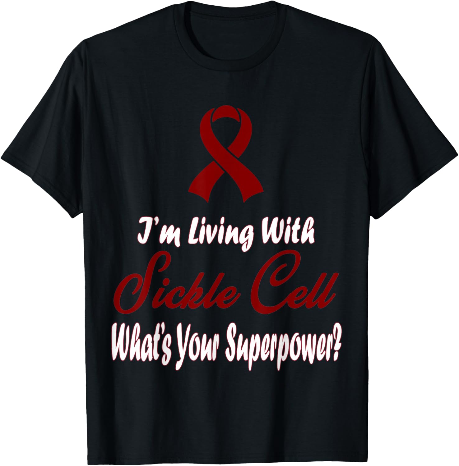 Sickle Cell Awareness T-Shirt - T-Shirt | Black