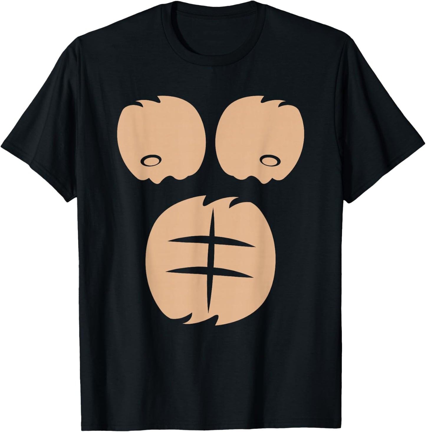 Gorilla Chest Party T-Shirt - T-Shirt | Black