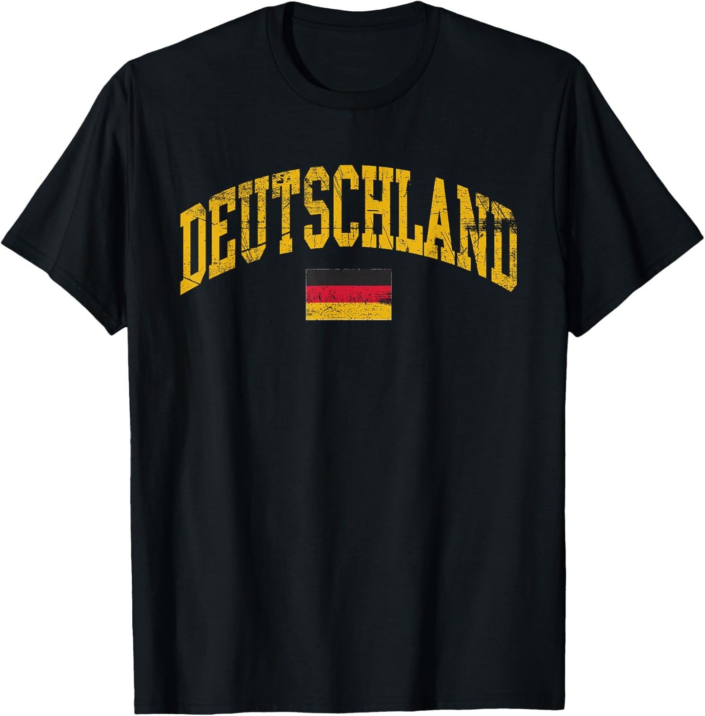 Deutschland Flag of German Pride Germany Flag T-Shirt - T-Shirt | Black