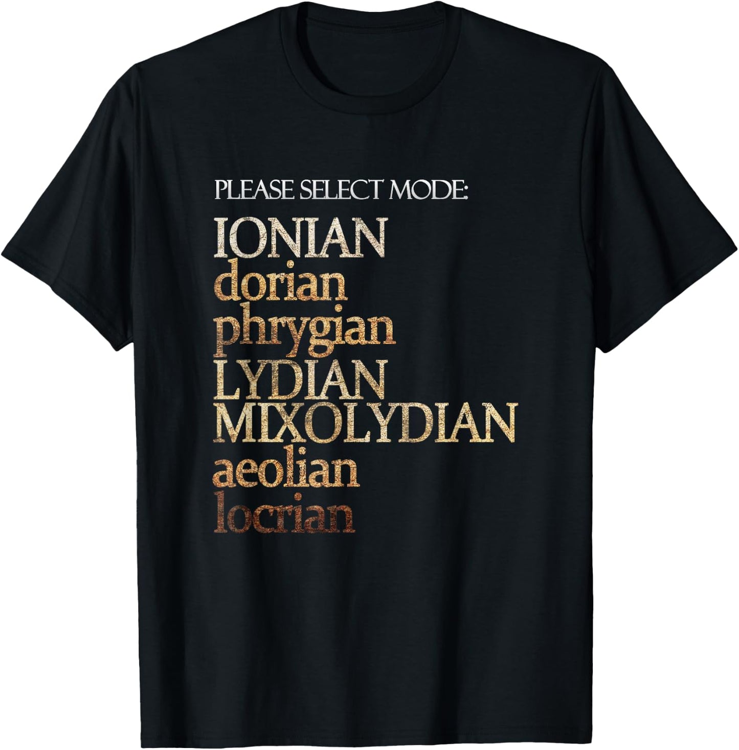 Funny Music Theory for Musicians T-Shirt - T-Shirt | Black