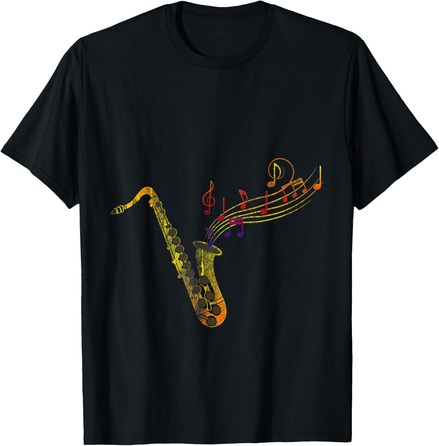 Jazz Musician Saxophonist Gifts Saxophone T-Shirt - T-Shirt | Black