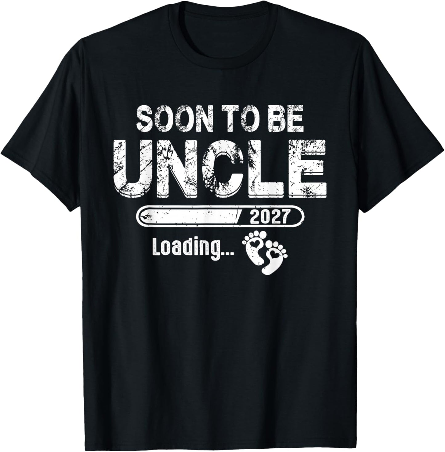 Soon to Be Uncle est 2027 Pregnancy Announcement Dad T-Shirt - T-Shirt | Black